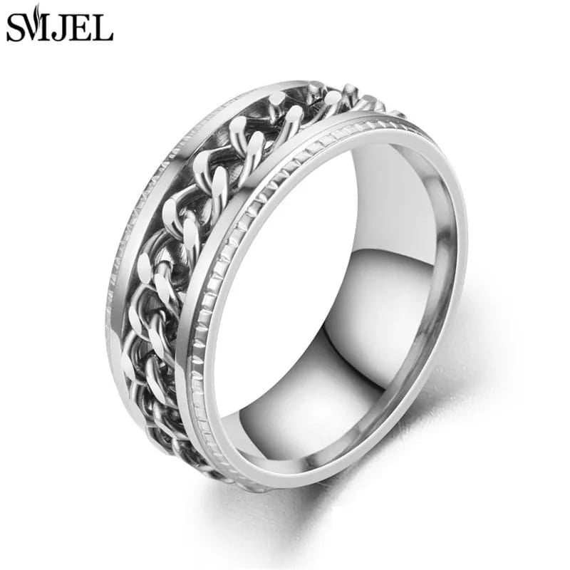 Rotatable chain ring