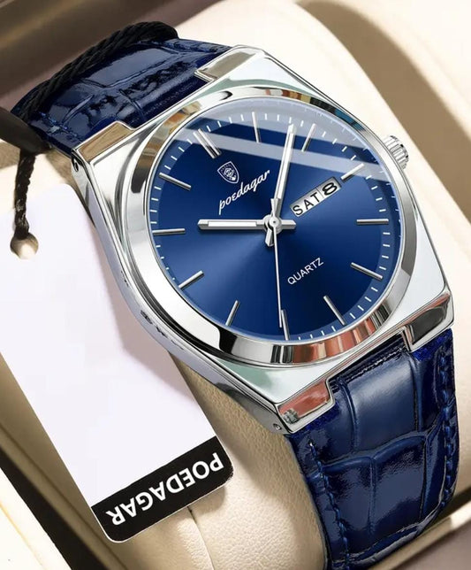 Tissot leather strap watch