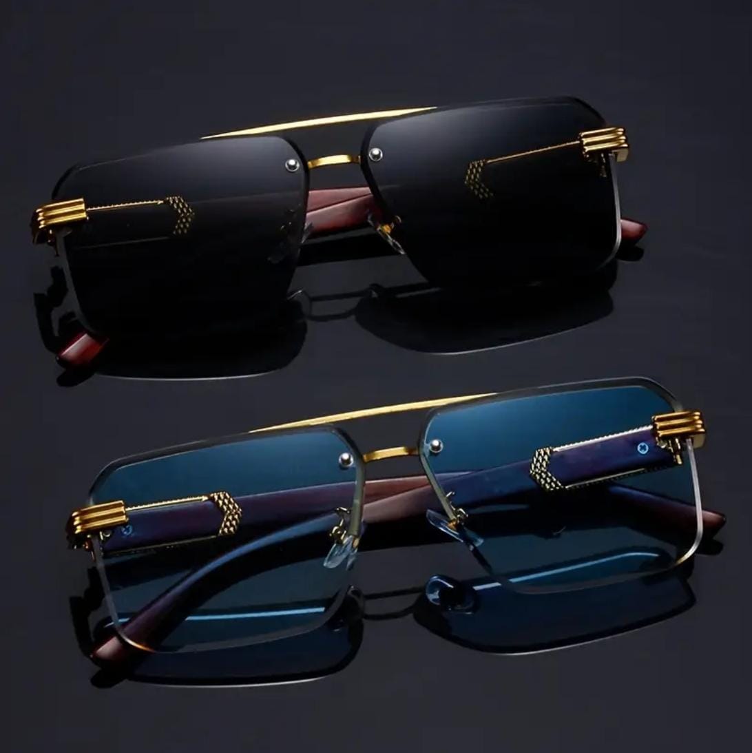 Frameless fashion glasses