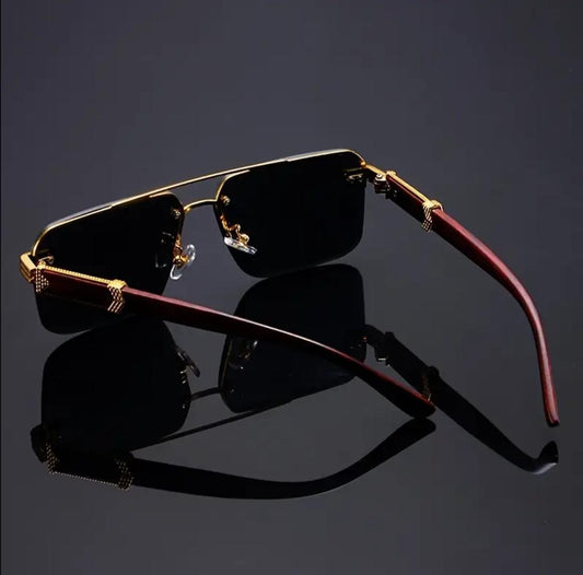 Frameless fashion glasses