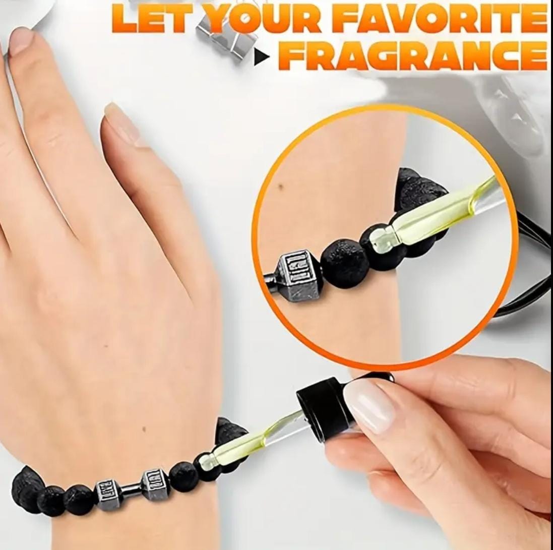 Dumbell Stone Wristband (Unisex)