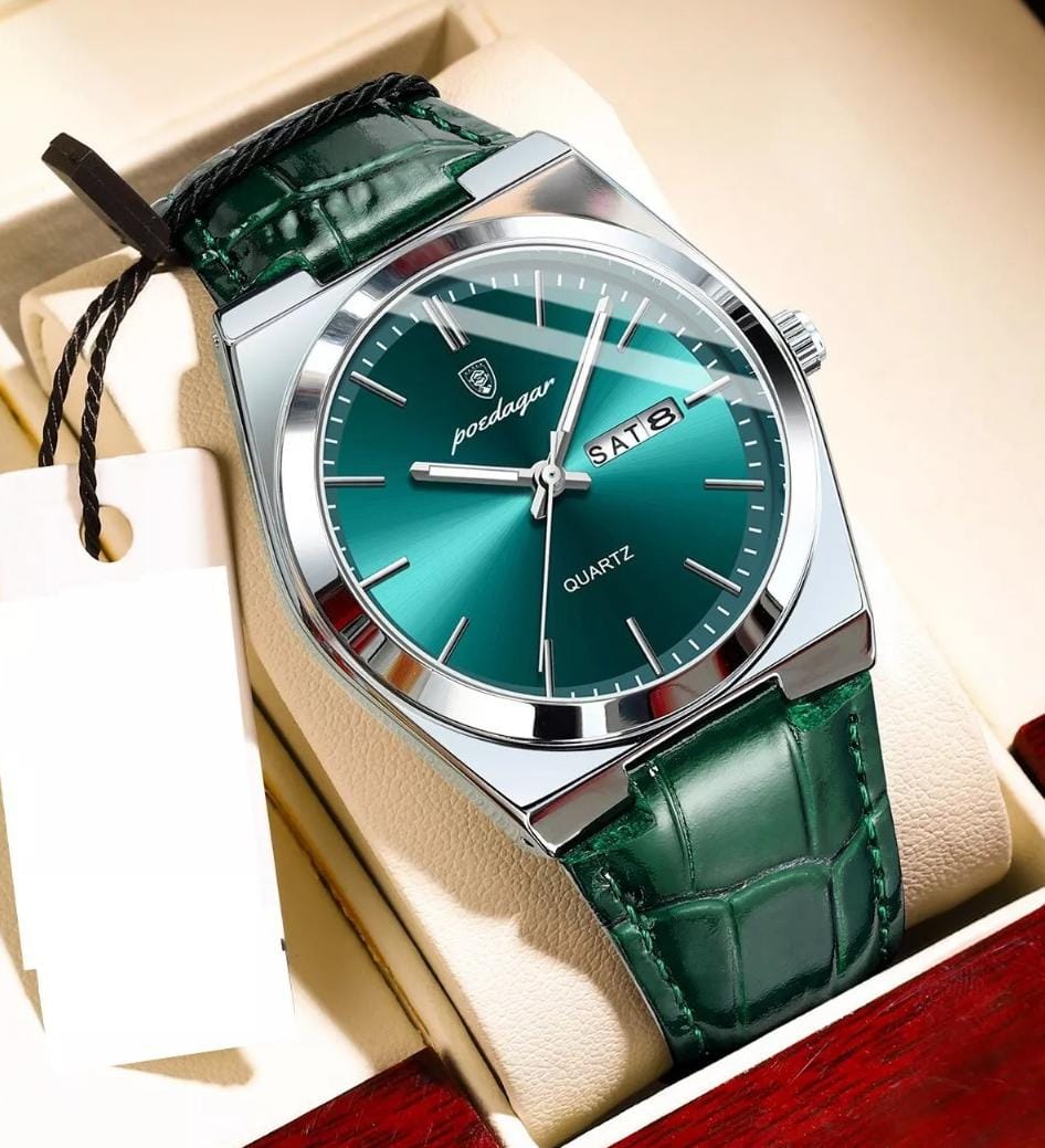 Tissot leather strap watch