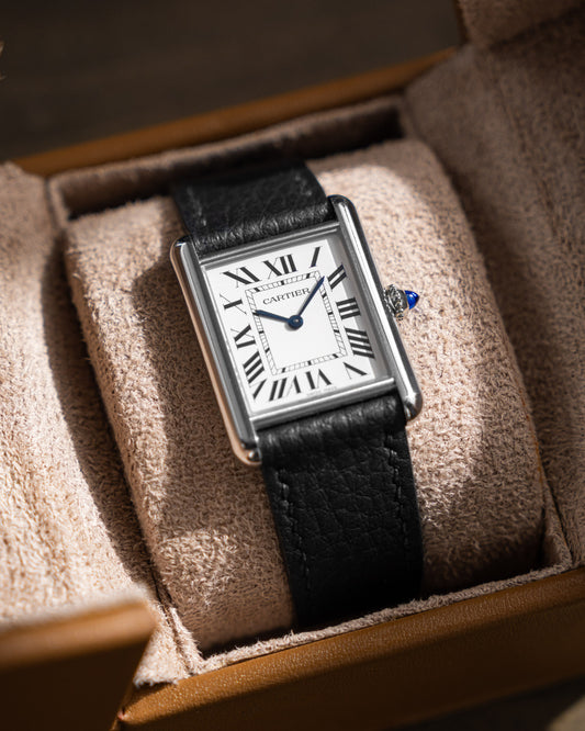 Tank Black Croc Watch