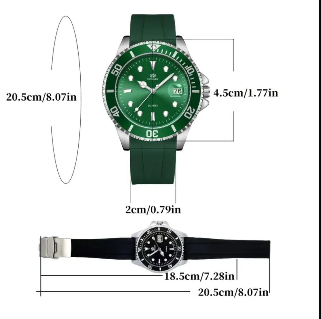 Rlx Silicone Strap watch