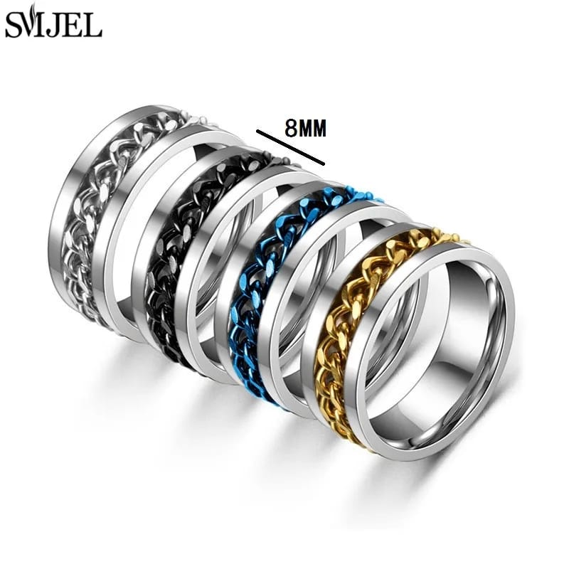 Rotatable chain ring