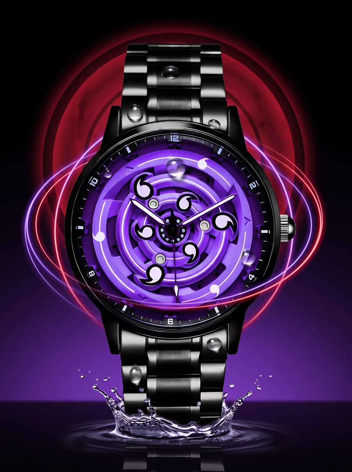 NS Rotatable Ubito-Uchicha Inspired Watch