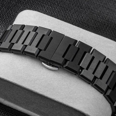 Black acrylic watch
