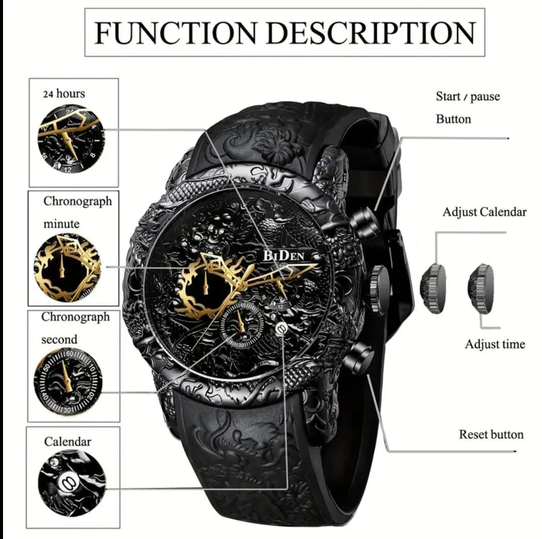 Dragon Chronograph Watch 🐉