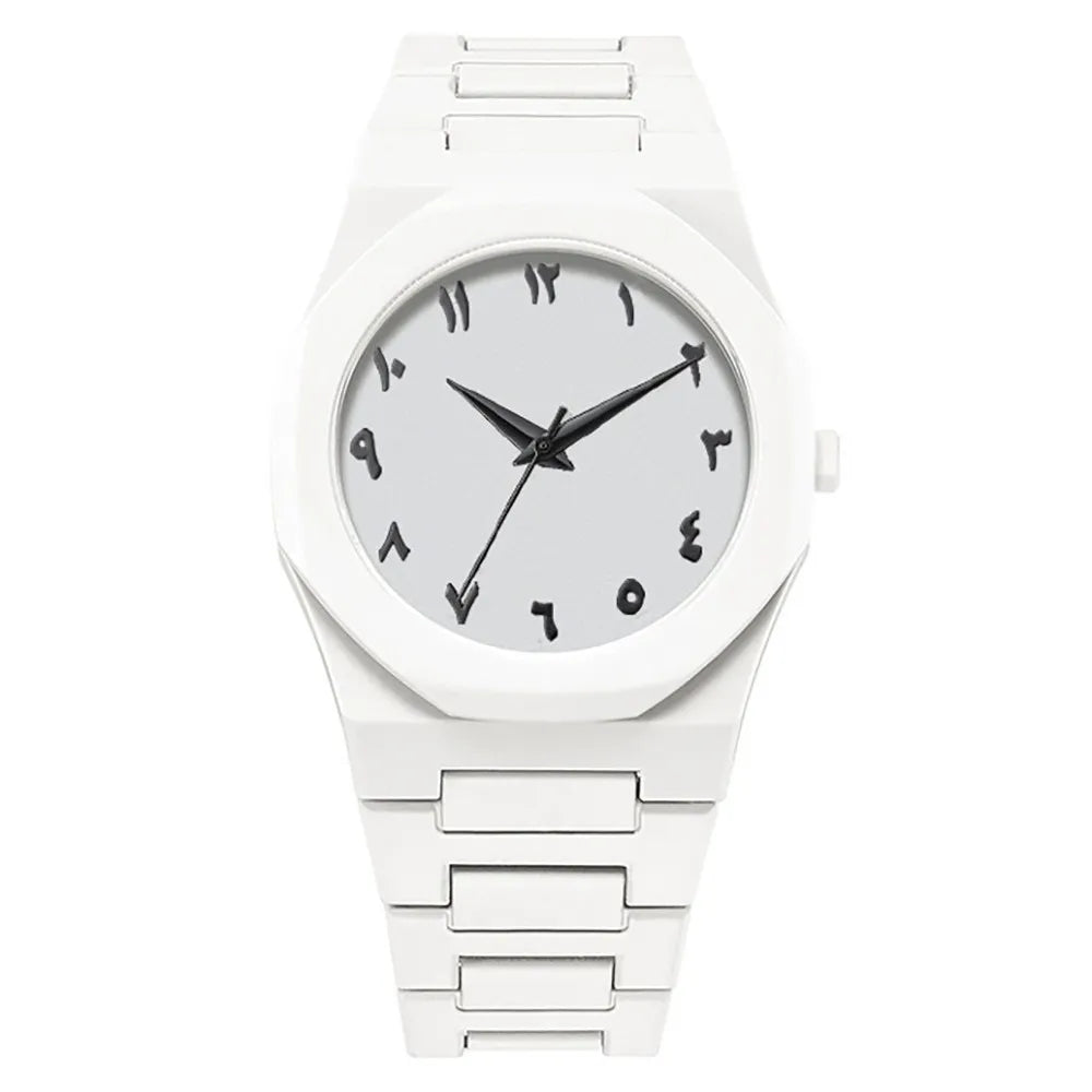 Black acrylic watch