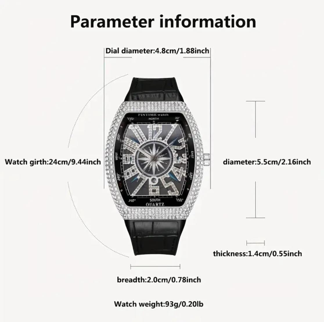 FM Barrel Quartz Watch