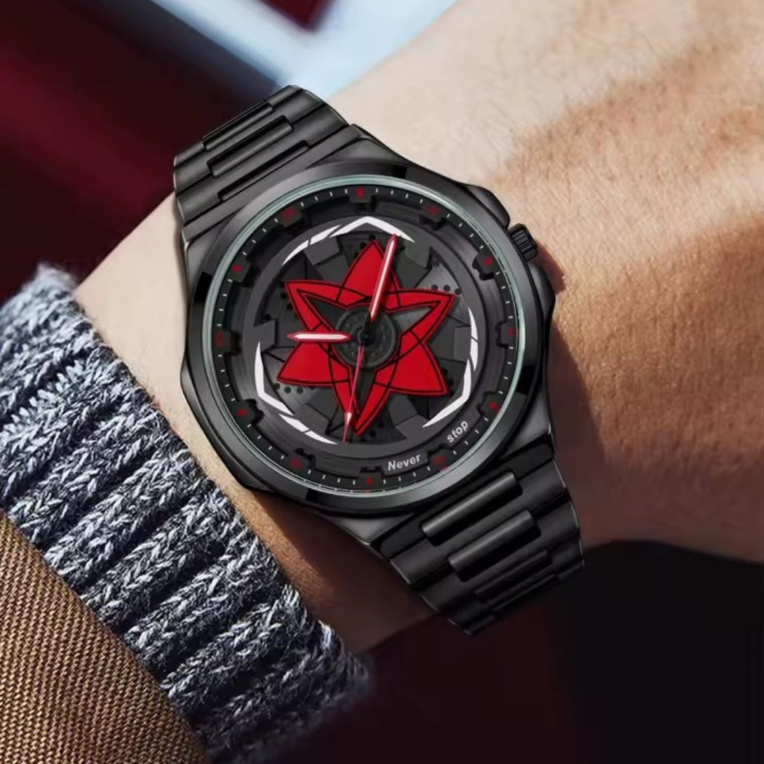 NS Rotatable Uchiha-Inspired Watch