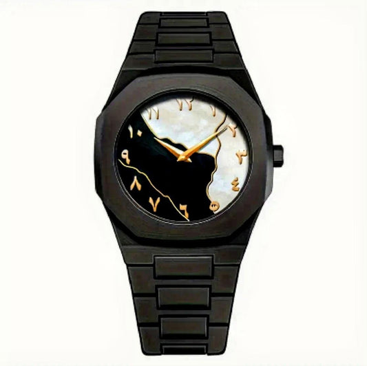 Black acrylic watch