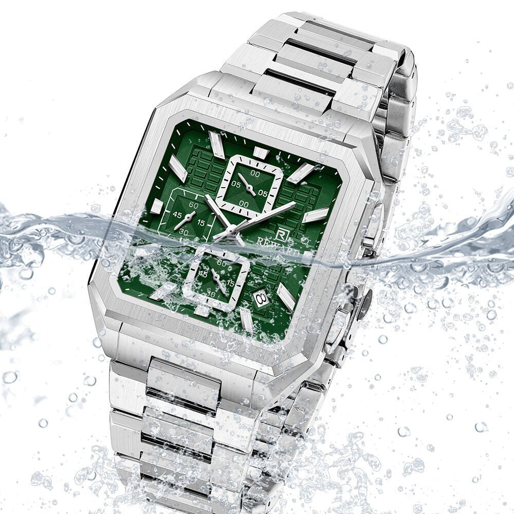 Reward Three Eyes Square Watch