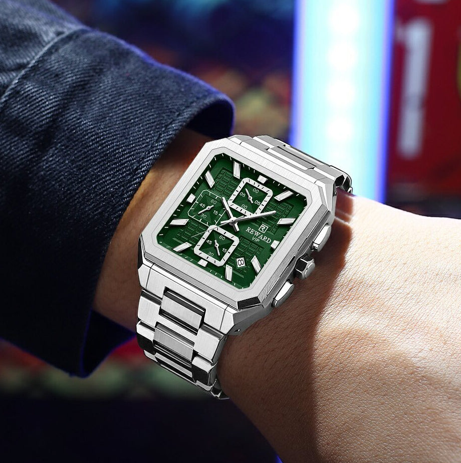 Reward Three Eyes Square Watch