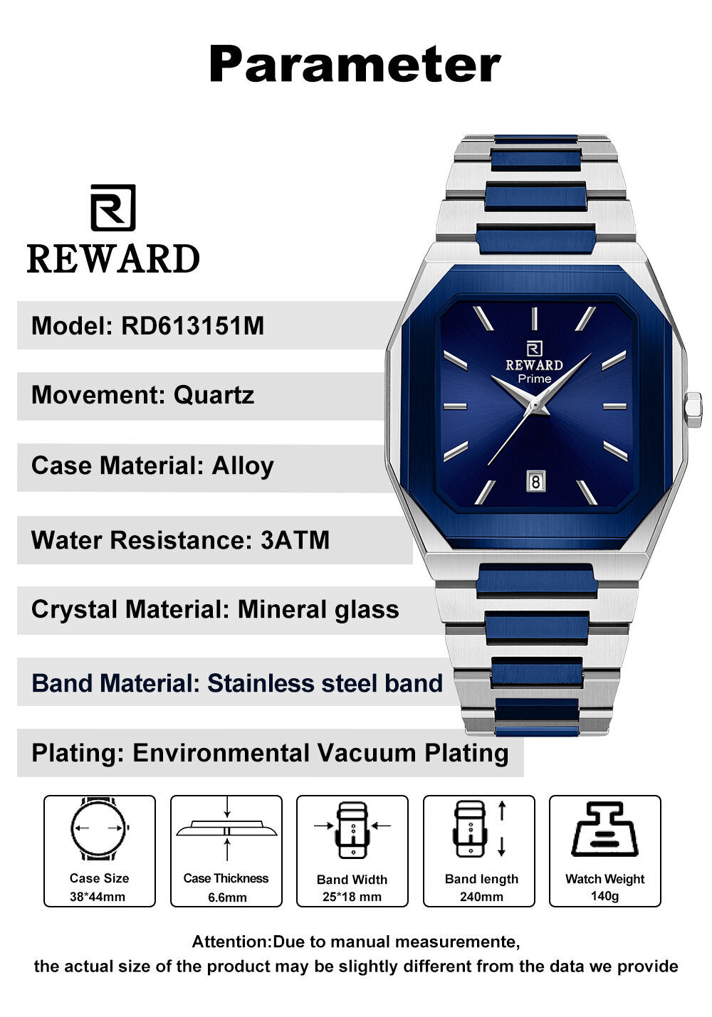 Reward Parahombre Stone watch