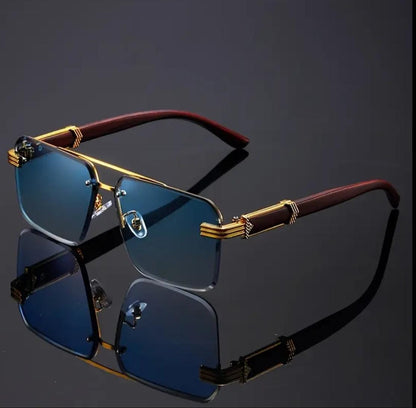 Frameless fashion glasses