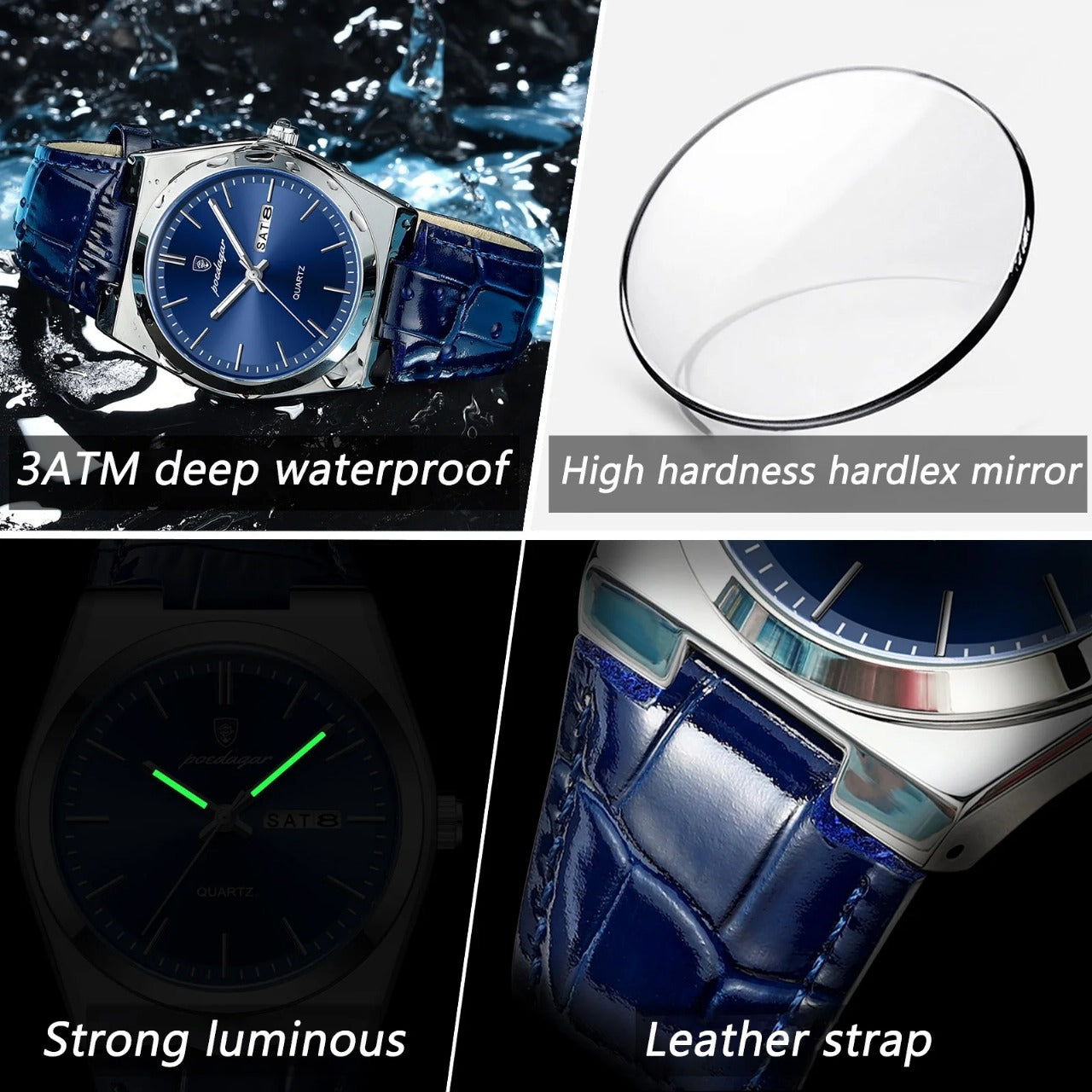 Tissot leather strap watch