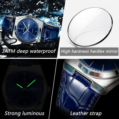 Tissot leather strap watch