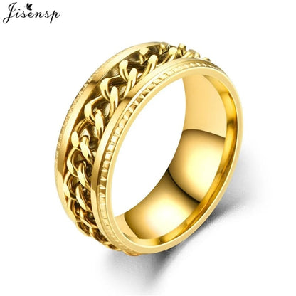 Rotatable chain ring