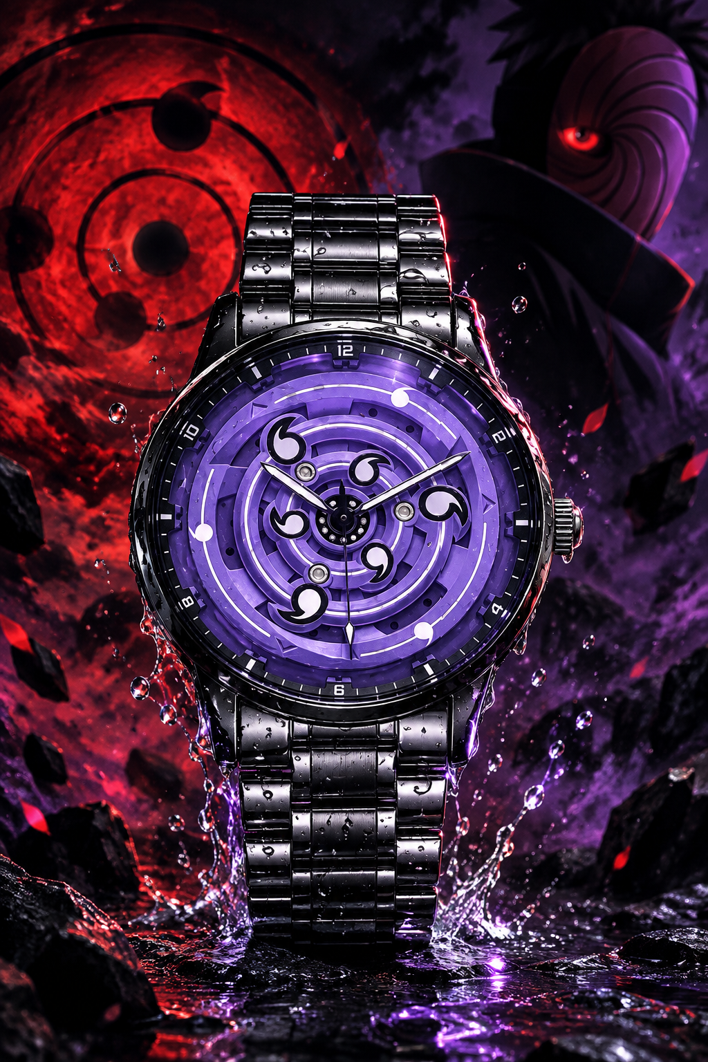 NS Rotatable Ubito-Uchicha Inspired Watch