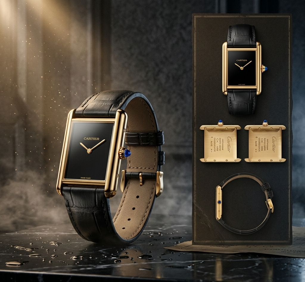 Tank Golden-Black Watch