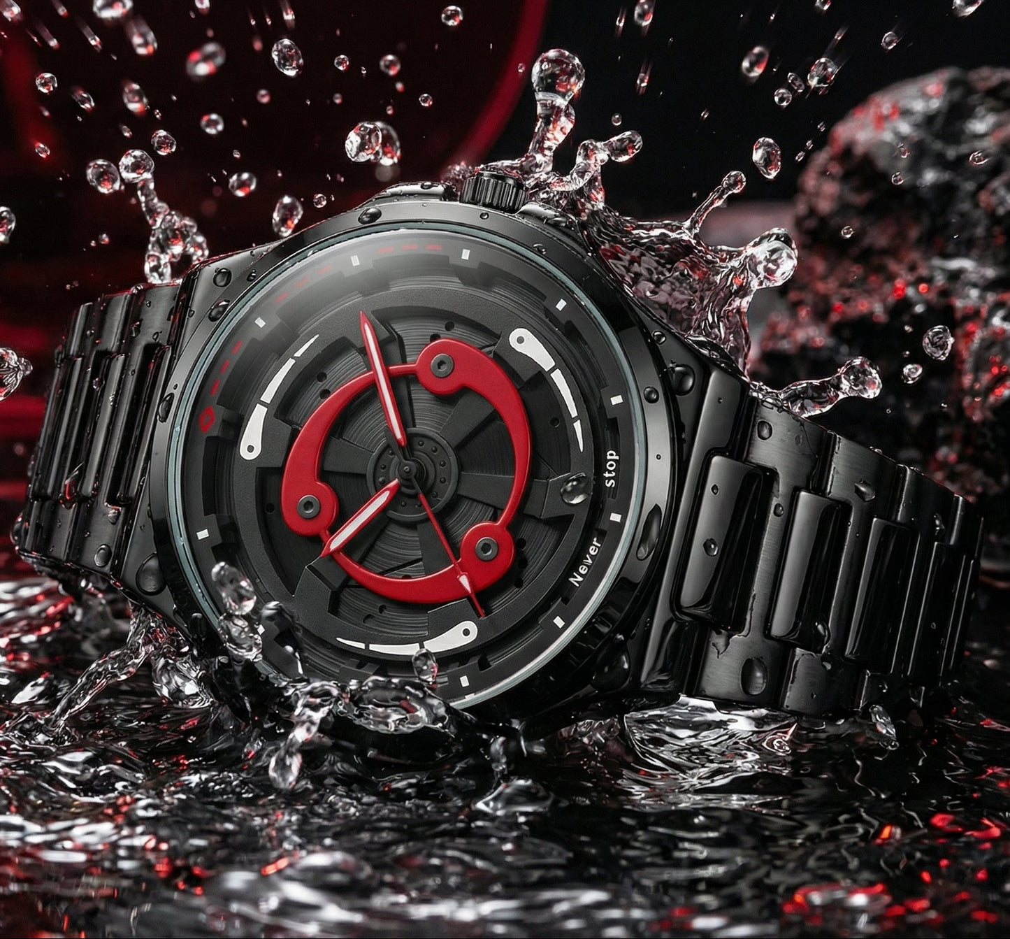 NS Rotatable Sasuke-Inspired Watch