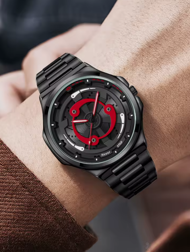 NS Rotatable Sasuke-Inspired Watch