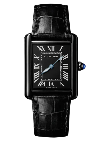 Tank Black Croc Watch