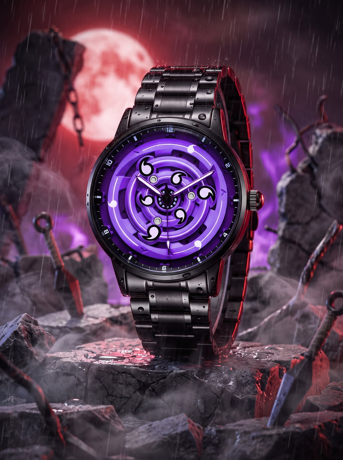 NS Rotatable Ubito-Uchicha Inspired Watch