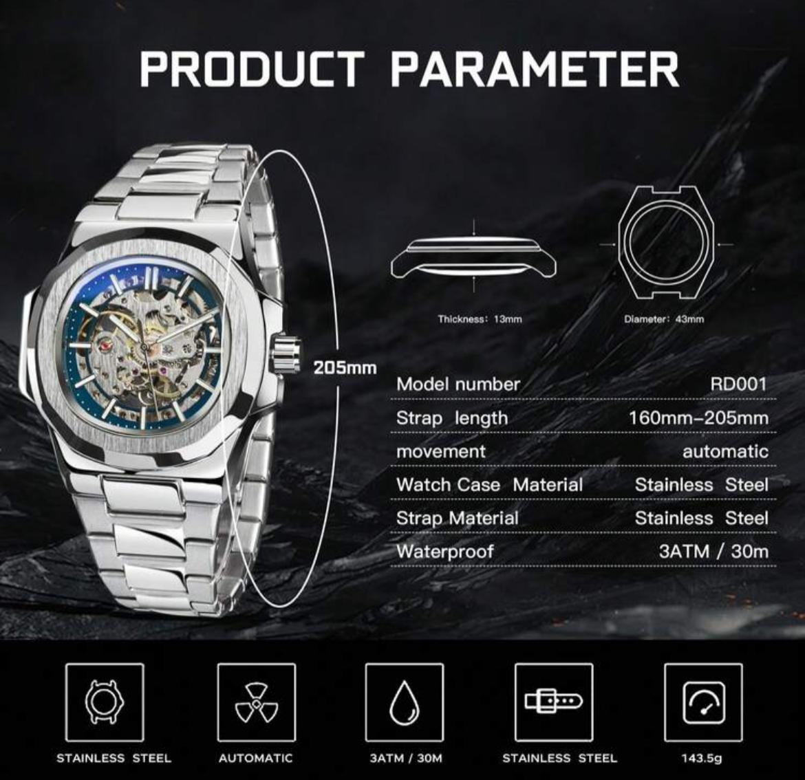 Patek Notullus Automatic Watch