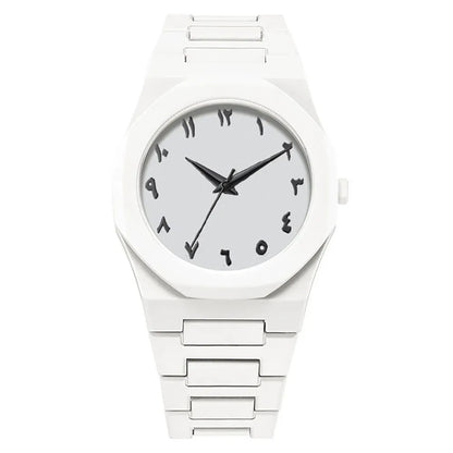 Black acrylic watch
