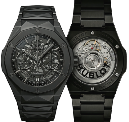 Hublot Semi-Auto Diamond Cut Watch