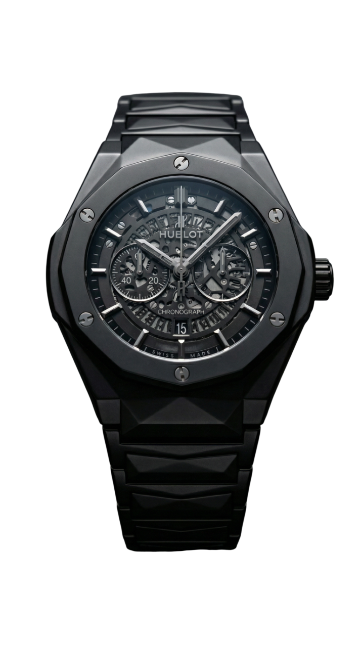 Hublot Semi-Auto Diamond Cut Watch