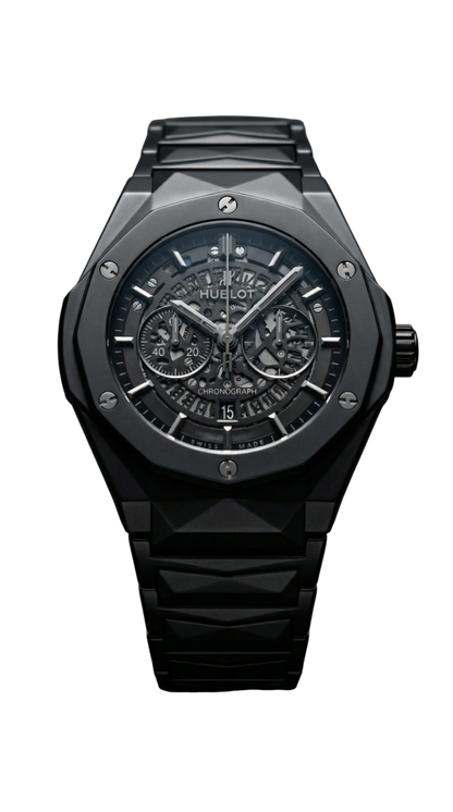 Hublot Semi-Auto Diamond Cut Watch