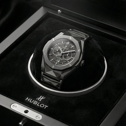Hublot Semi-Auto Diamond Cut Watch