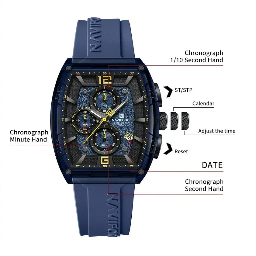 Naviforce NF‑6101 Chronograph