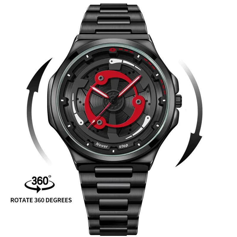 NS Rotatable Sasuke-Inspired Watch