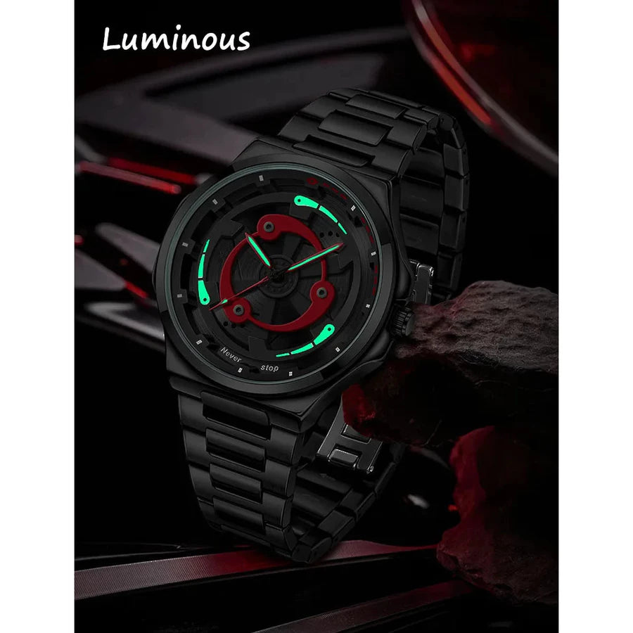 NS Rotatable Sasuke-Inspired Watch